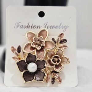 UKRASNI BROŠ CVJETNI BISER