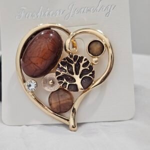 UKRASNI BROŠ SRCE ŽIVOTA