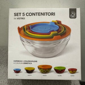 STAKLENE ZDJELICE SET OD 5